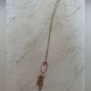 Kendra Scott Rayne Necklace in Blush Mother of Pearl